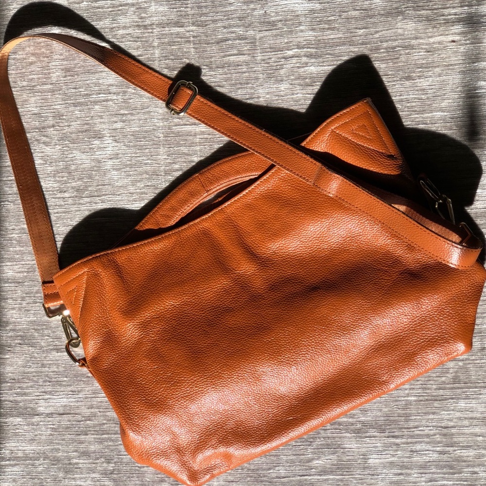 PASTE BRAND LEATHER TOTE PURSE